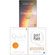 Susan Cain Collection 3 Books Set (Bittersweet, Quiet Power & Quiet The Power of Introverts in a World That Can't Stop Talking) - The Book Bundle