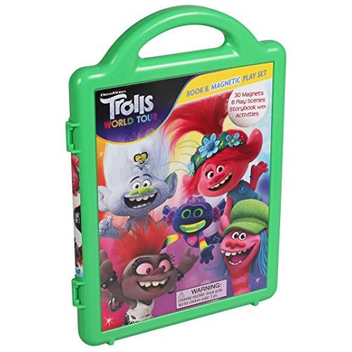 Dreamworks Trolls World Tour Magnetic Playset - The Book Bundle