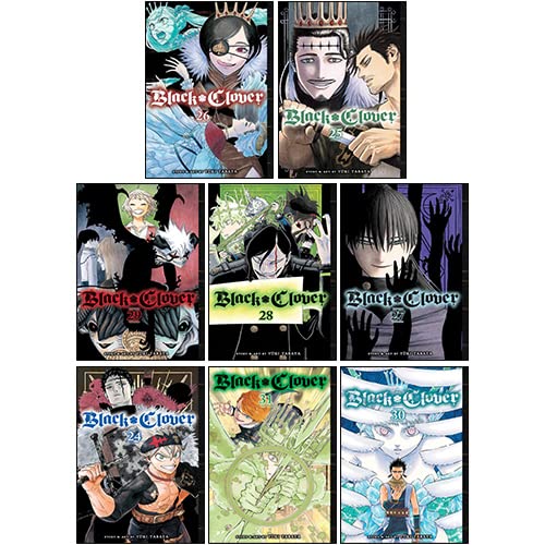 Black Clover Vol(24-31) Collection 8 Books Set By Yuki Tabata - The Book Bundle