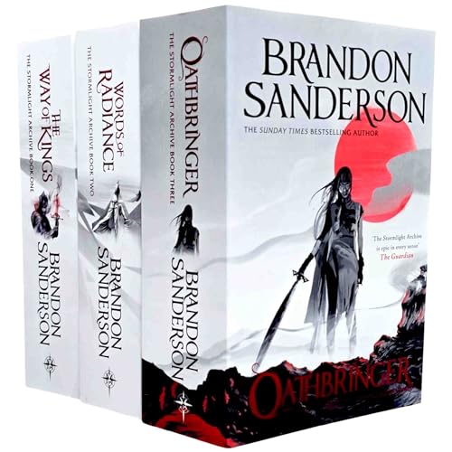 Brandon Sanderson 3 Books Collection Set (Words of Radiance Book 2, The Way of Kings Book 1 and Oathbringer Book 3) - The Book Bundle