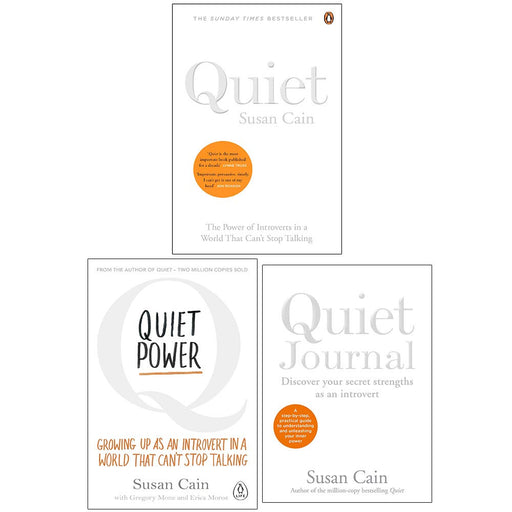 Susan Cain Collection 3 Books Set(Quiet Power, Quiet The Power of Introverts in a World That Can't Stop Talking & Quiet Journal ) - The Book Bundle