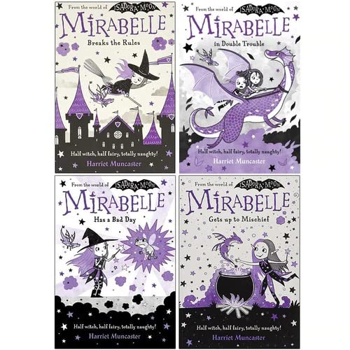 Harriet Muncaster Mirabelle Collection 4 Books Set (Mirabelle In Double Trouble, Mirabelle Breaks the Rules, Mirabelle Has a Bad Day, Mirabelle Gets up to Mischief) - The Book Bundle