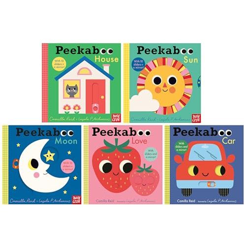 Peekaboo Illustrated by Camilla Reid 5 Books Collection Set - Ages 0–2 - Board Book - The Book Bundle