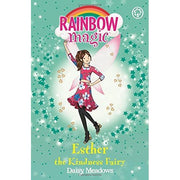 Four Rainbow Magic Fairy books featuring Clare the Caring Fairy from Daisy Meadows' Friendship Fairies collection, colorful cover illustrations.