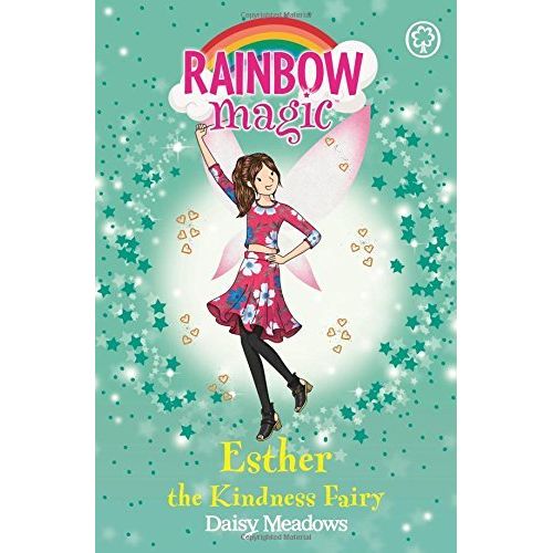 Four Rainbow Magic Fairy books featuring Clare the Caring Fairy from Daisy Meadows' Friendship Fairies collection, colorful cover illustrations.