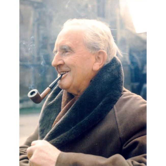 Illustrated edition of The Hobbit by J. R. R. Tolkien featuring nine illustrations and two maps, paperback book by HarperCollins.