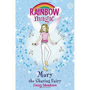 Four Rainbow Magic Friendship Fairies books by Daisy Meadows featuring Clare the Caring Fairy for children’s story collection set.