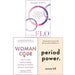 In The Flo, Woman Code, Period Power 3 Books Collection Set - The Book Bundle