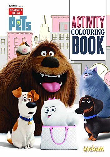 Secret Life Of Pets Sticker Scenes & Sticker Colouring Book 4 Books Collection Set By Centum Books - Fiction - Paperback