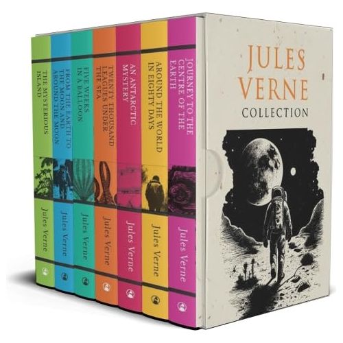 Jules Verne 7 Books Set Collection: (Journey to the Centre of the Earth) - The Book Bundle