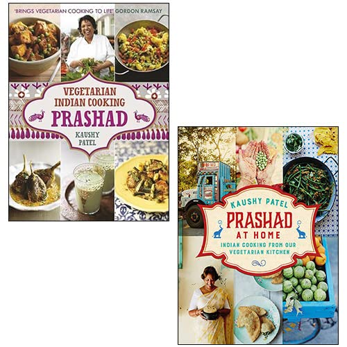 Kaushy Patel 2 Books Collection Set(Prashad At Home, Prashad Cookbook: Indian Vegetarian Cooking) - The Book Bundle