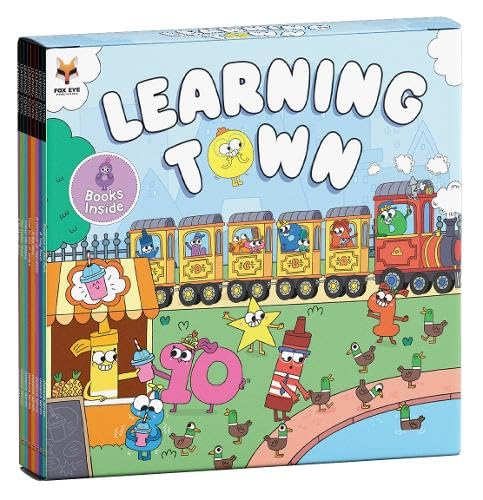 Learning Town 8 Books Collection Set by Jessica Wren  - Fiction - Paperback