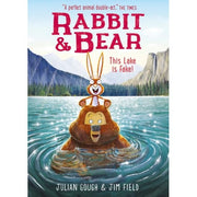 Collection of Julian Gough's Rabbit and Bear Series 1-6 children's books, featuring colorful covers with rabbit and bear characters.