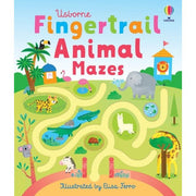 Usborne Fingertrails Collection 3 Books Set by Felicity Brooks (Fingertrail Dinosaur Mazes ,Fingertrail Animal Mazes  & Fingertrail Mazes) - The Book Bundle
