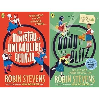 The Ministry of Unladylike Activity Collection 2 Books Set By Robin Stevens (The Ministry of Unladylike Activity, The Body in the Blitz) - The Book Bundle