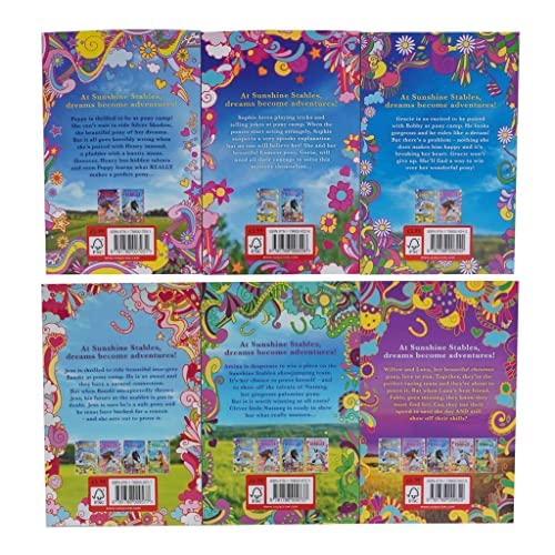 Sunshine Stables Series 6 Book Set (Poppy and the Perfect Pony, Sophie and the Spooky Pony) - The Book Bundle