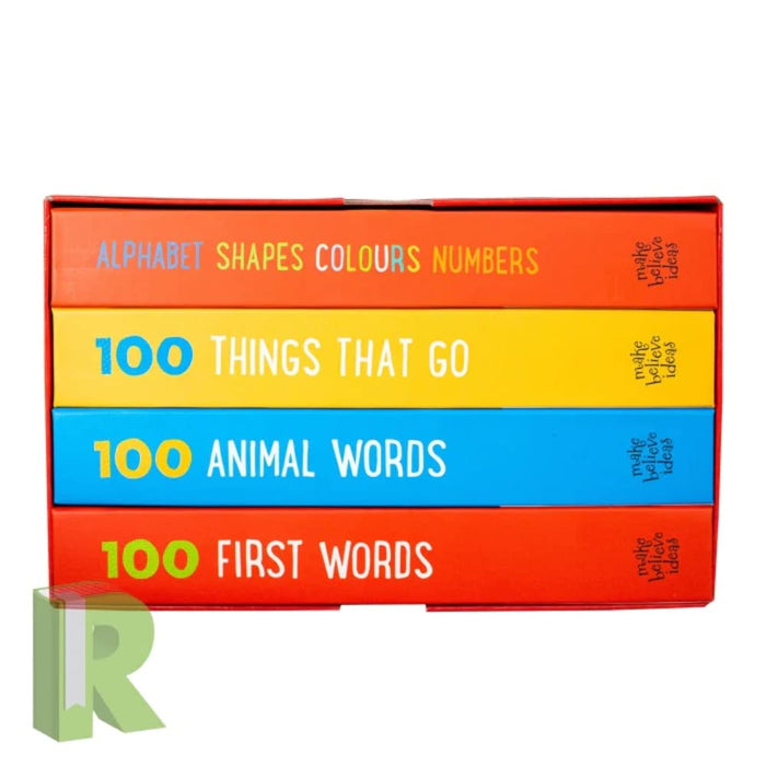 First Words Collection 4 Children Baby Kids Books Box Set (100 Animal Words) - The Book Bundle