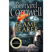 Six paperback books from Bernard Cornwell's Saxon Tales collection, featuring historical fiction with detailed covers.