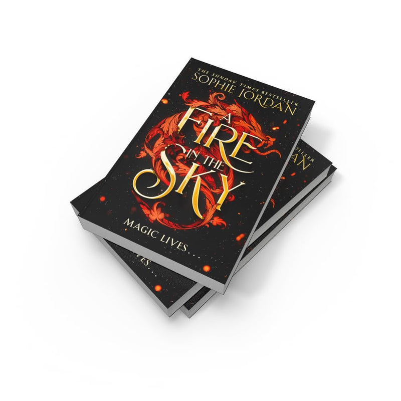 A Fire In The Sky Enemies To Lovers Fantasy Romance Fiction Novel - Fiction - Paperback