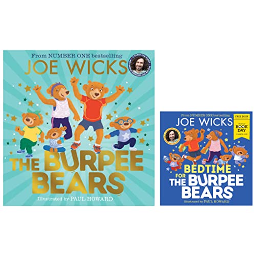 The Burpee Bears Collection 2 Books Set (The Burpee Bears, Bedtime for the Burpee Bears: World Book Day 2023) by Joe Wicks - The Book Bundle