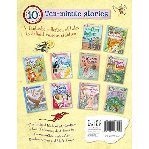 Ten-minute Stories 10-book Set by Miles Kelly  With Zip Lock Bag - The Book Bundle