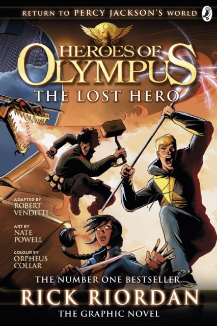 Heroes Of Olympus 1-5 Graphic Novels Collection Set By Rick Riordan - Fiction - Paperback