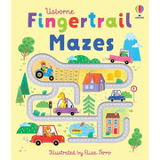 Usborne Fingertrails Collection 3 Books Set by Felicity Brooks (Fingertrail Dinosaur Mazes ,Fingertrail Animal Mazes  & Fingertrail Mazes) - The Book Bundle