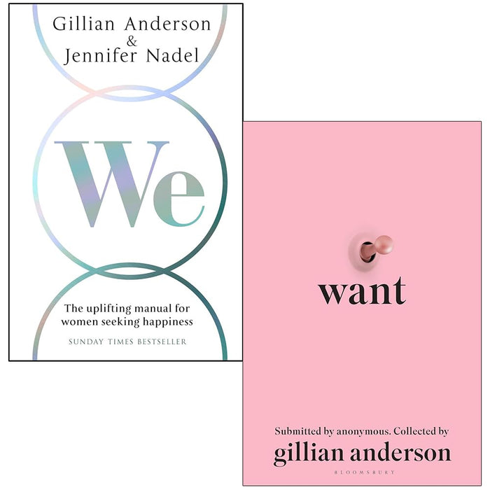We & Want By Gillian Anderson, Jennifer Nadel 2 Books Collection Set - The Book Bundle