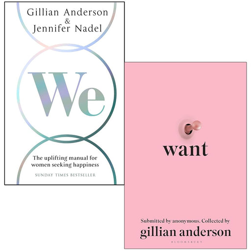 We and Want By Gillian Anderson, Jennifer Nadel 2 Books Collection Set - The Book Bundle