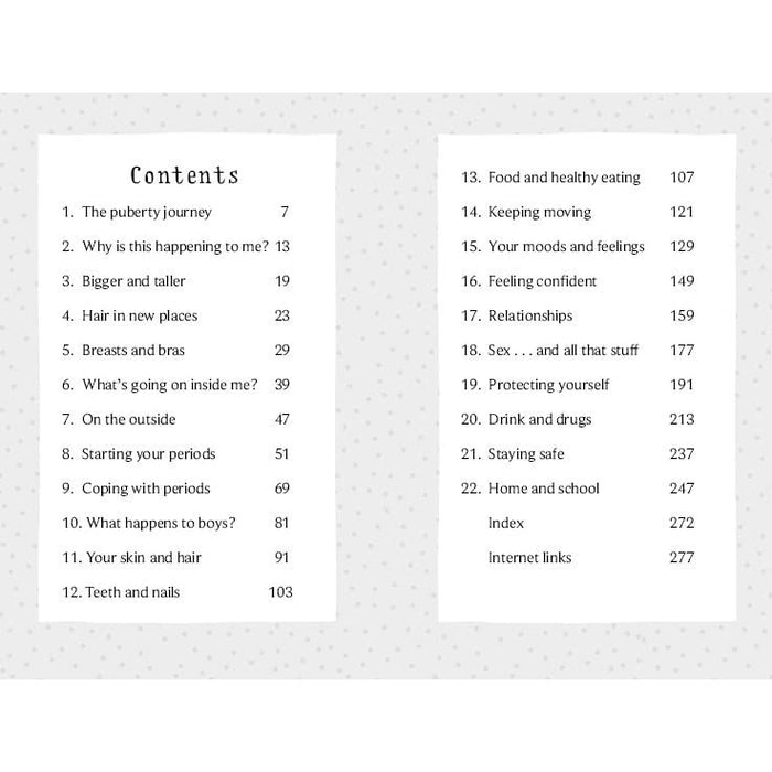 Usborne Growing Up for Girls book by Felicity Brooks showing a paperback cover about growing up and adolescence.