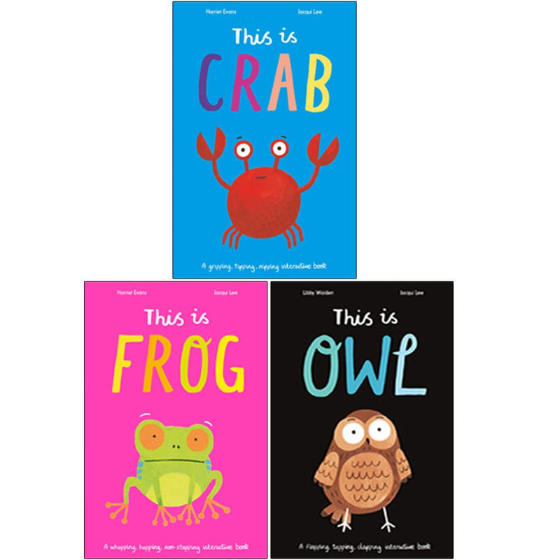 This Is Crab, This Is Frog & This Is Owl 3 Books Collection Set by Jacqui Lee - Fiction - Paperback