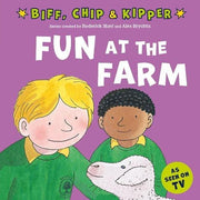 Set of eight Biff Chip & Kipper books from Roderick Hunt, published by Oxford University Press, featuring colorful illustrations.