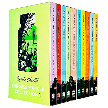 Miss Marple Mysteries Series Books 1-10 Collection Set by Agatha Christie (The Murder at the Vicarage) - The Book Bundle