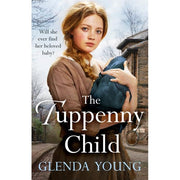 Glenda Young 8-book collection set including The Toffee Factory Girls and The Sixpenny Orphan, featuring vintage-style book covers.