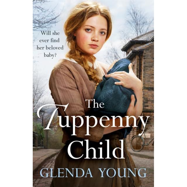 Glenda Young 8-book collection set including The Toffee Factory Girls and The Sixpenny Orphan, featuring vintage-style book covers.