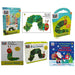 Very Hungry Caterpillar Collection 6 Books Set by Eric Carle (The Very Hungry Caterpillar, Sticker Book, Sticker Paradise, Carry Pack, Placemats and [Board book] Father Christmas) - The Book Bundle