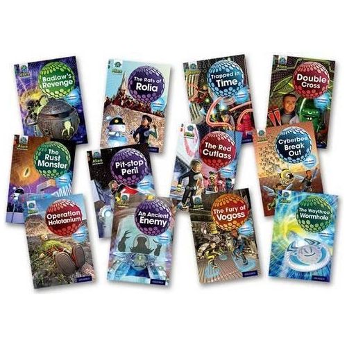 Project X Alien Adventures: Grey Book Band, Oxford Levels 12-14: Grey Book Band Mixed Pack of 12 - The Book Bundle