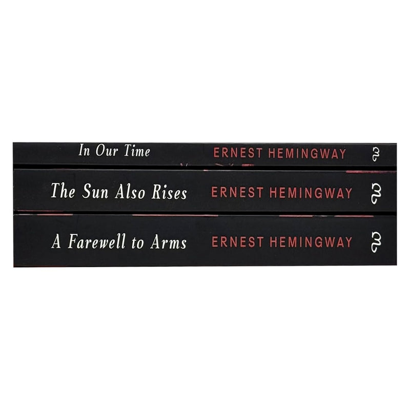 Selected Works of Ernest Hemingway 3 Books Collection Box Set(In Our Time, The Sun Also Rises & A Farewell to Arms) - The Book Bundle