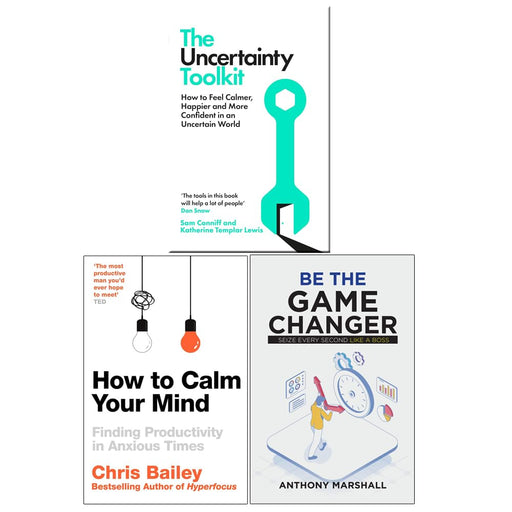 The Uncertainty Toolkit, How to Calm Your Mind & Be The Game Changer 3 Books Collection Set - The Book Bundle