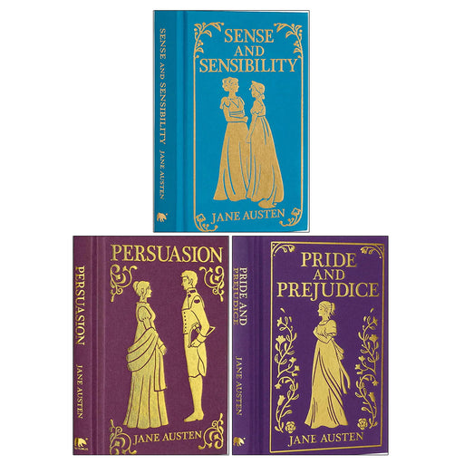 Jane Austen 3 Books Collection Set (Persuasion, Sense and Sensibility, Pride and Prejudice) - The Book Bundle