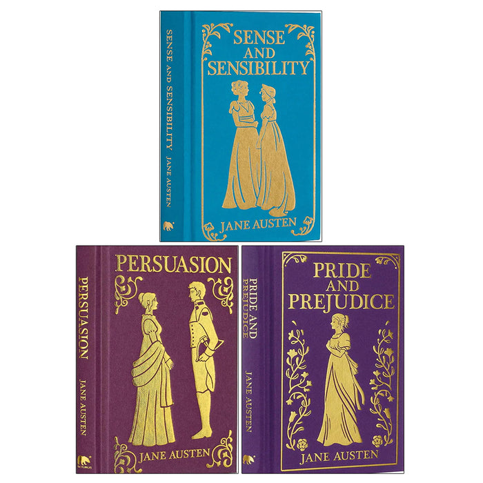 Jane Austen 3 Books Collection Set (Persuasion, Sense and Sensibility, Pride and Prejudice) - The Book Bundle