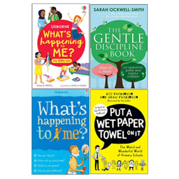 The Gentle Discipline, What's Happening To Me? The Girl One, What's Happening To Me?, Put A Wet 4 Books Collection Set - The Book Bundle