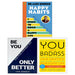 You Are a Badass, BE YOU, ONLY BETTER, Happy Habits 3 Books Collection Set - The Book Bundle
