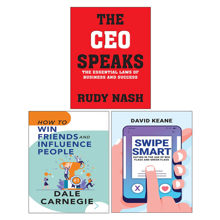 The CEO Speaks, How To Win Friends and Influence People, Swipe Smart 3 Books Collection Set