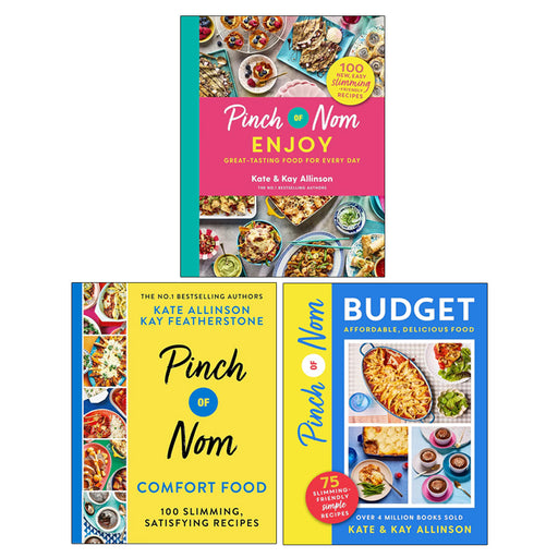 Kate Allinson 3 Books Collection Set (Pinch of Nom Budget, Pinch of Nom Enjoy, Pinch of Nom Comfort Food) - The Book Bundle