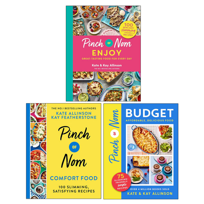 Kate Allinson 3 Books Collection Set (Pinch of Nom Budget, Pinch of Nom Enjoy, Pinch of Nom Comfort Food) - The Book Bundle