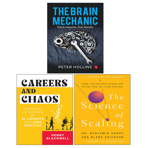 The Science of Scaling(HB), Careers and Chaos, The Brain Mechanic 3 Books Collection Set - The Book Bundle