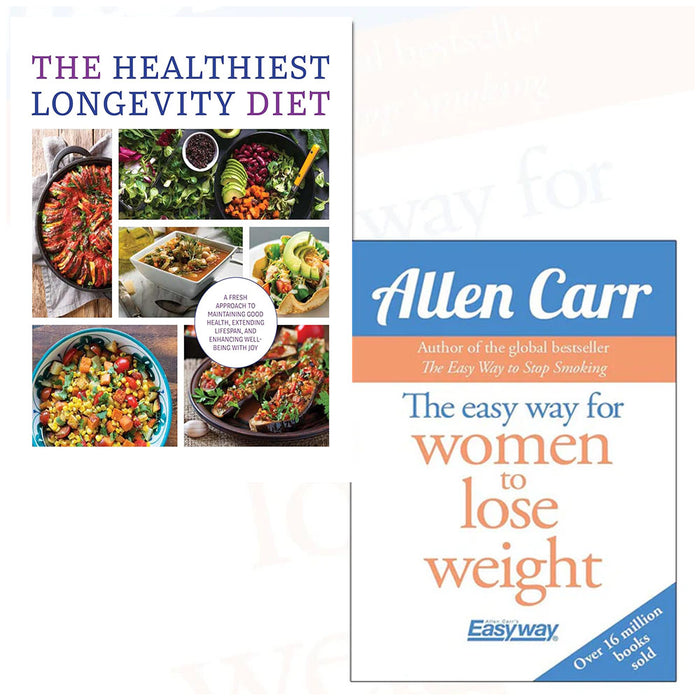 The Healthiest Longevity Diet, The Easy Way For Women to Lose Weight 2 Books Collection Set - The Book Bundle