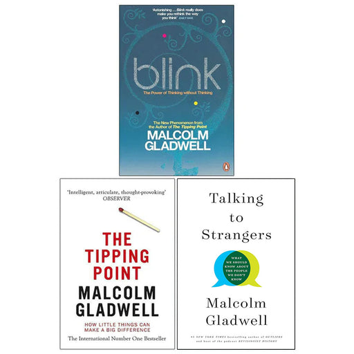 Talking to Strangers(HB), Tipping Point & Blink 3 Books Collection Set - The Book Bundle