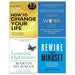 How to Change Your,Designing Your Work ,Learned Optimism,Rewire Your 4 Books Set - The Book Bundle